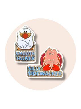 Little Mermaid Disney Pins: Silly Sidewalker Sebastian, Smooth Talker Scuttle